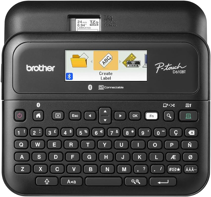 Brother P-Touch PT-D610BT - Etiquetadora conectada profesional para negocios