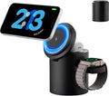 Soporte magnético plegable 3 en 1 cargador inalámbrico para iPhone Watch