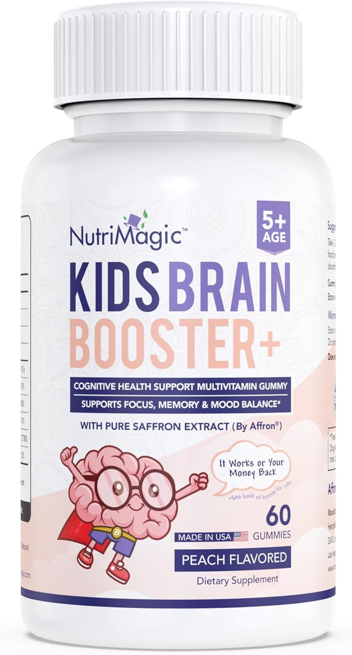 Kids Brain Booster+ Affron® Extracto de azafrán, apoyo cognitivo 2...