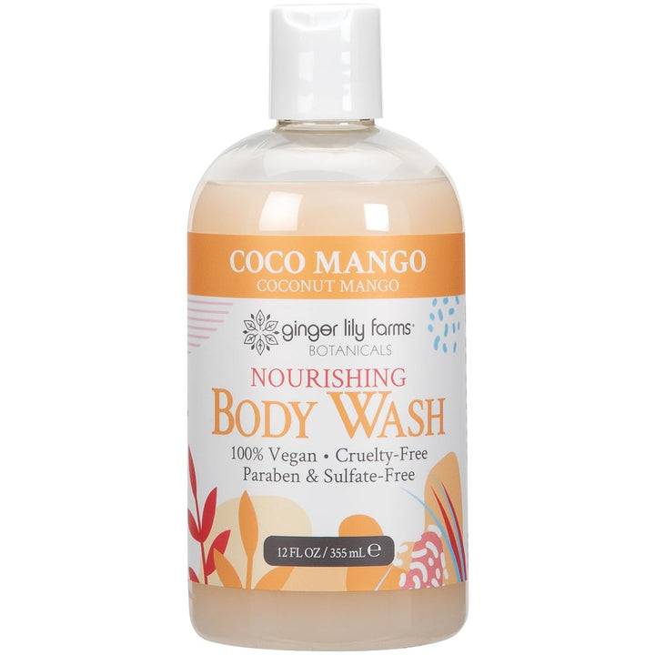 Ginger Lily Farms Botanicals Gel de Ducha Nutritivo, Coco Mango, 10...