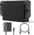 Estación de Dock para TV para Switch/Switch OLED Reemplazo 3-en-1 – Incluye Módulo IC Original, Cargador AC y Cable HDMI de Alta Velocidad, Soporta Salida 1080P HD y Carga de la Consola (No Compatible con Switch 2)