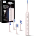 Cepillo de dientes eléctrico para adultos, batería de 180 días, Rosa