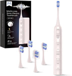 Cepillo de dientes eléctrico para adultos, batería de 180 días, Rosa