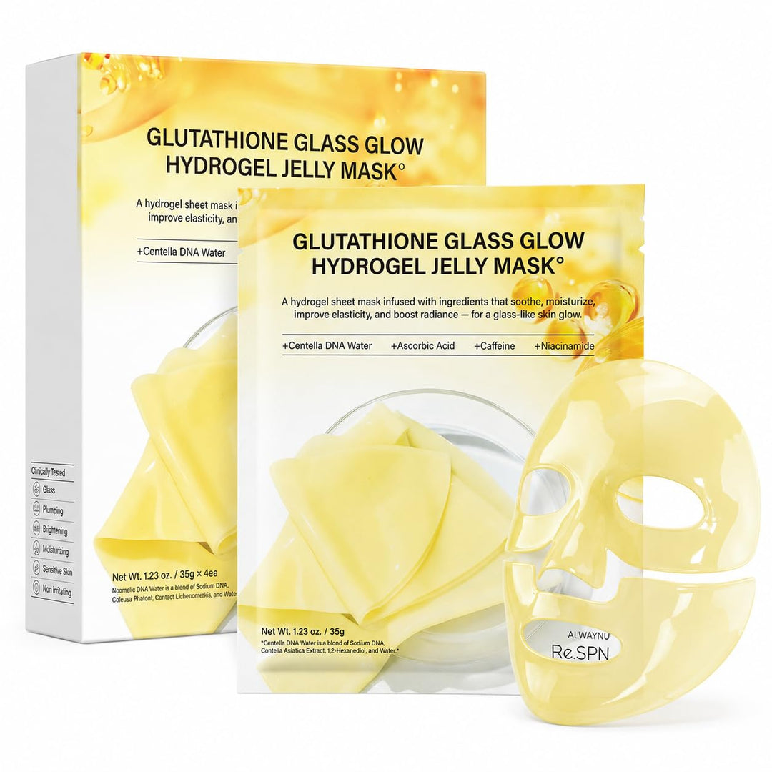 Re.SPN - Máscara de hidrogel vegana Cica PDRN Glass Glow \u2013 [20...