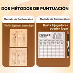 Farkle - Bandeja de dados y estuche de almacenamiento, el clásico juego