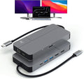 10 en 1 Estación de acoplamiento para MacBook: Doble monitor 2 HDMI 4K/60Hz para MacOS