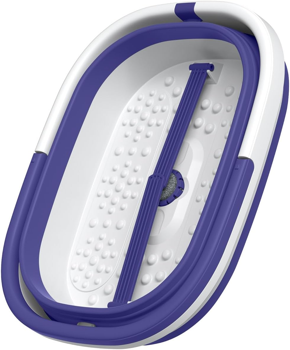 Nekteck Tina Plegable para Remojo de Pies con 138 Nodos de Acupresi...