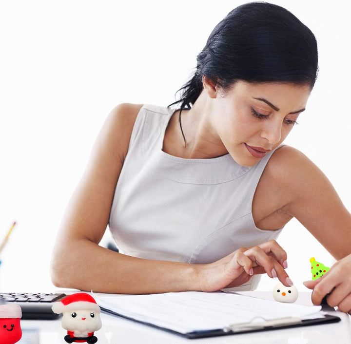 KINGYAO Juguetes sensoriales esponjosos, mini mochi squishies 24 pi...