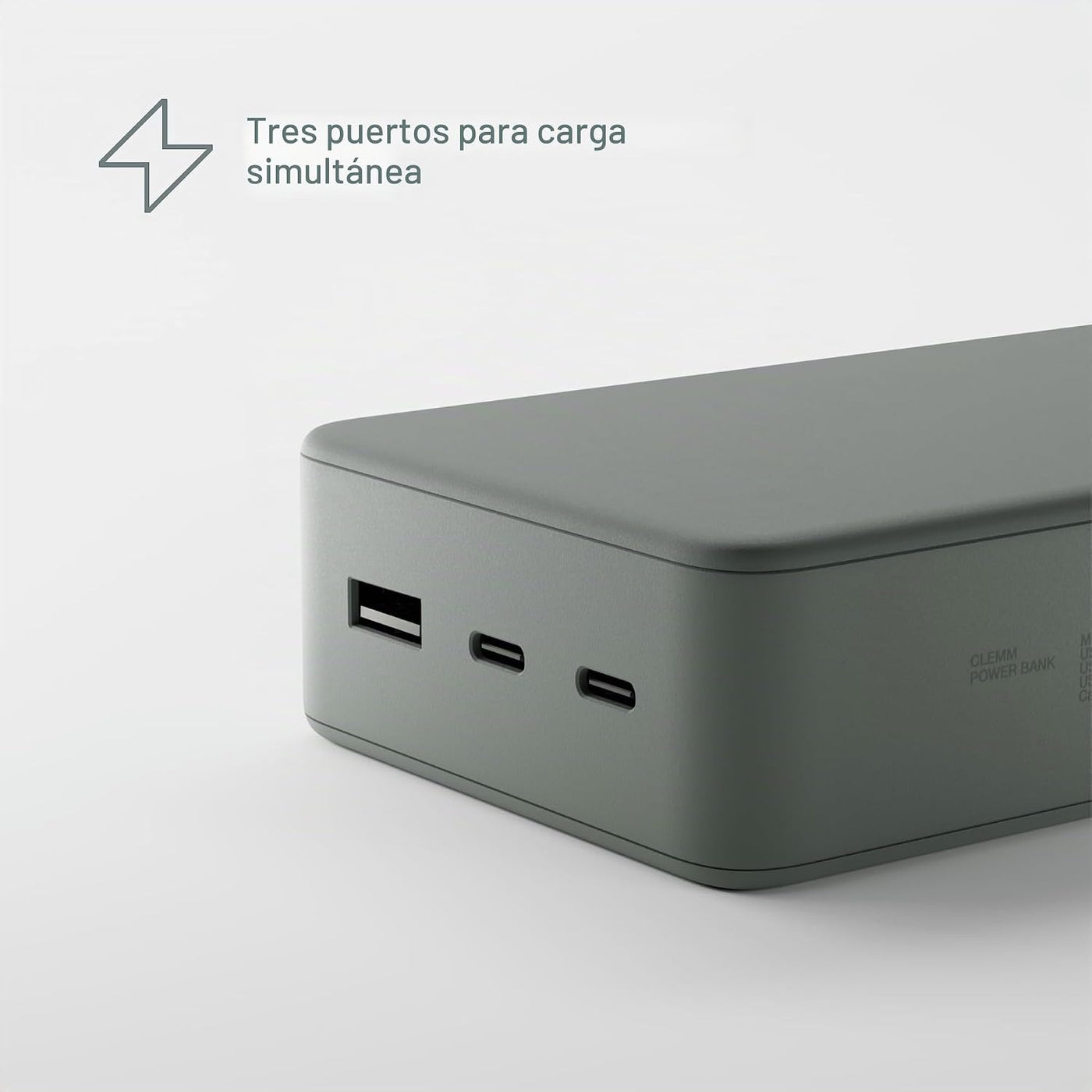 Clemm Cargador portátil de 30000 mAh, batería externa para iPhone,...