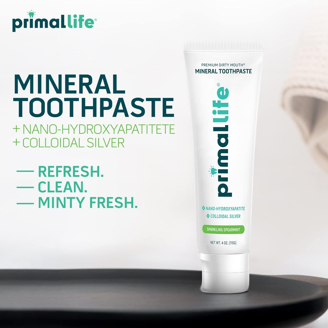 Primal Life Organics Pasta de Dientes Mineral Premium Dirty Mouth -...