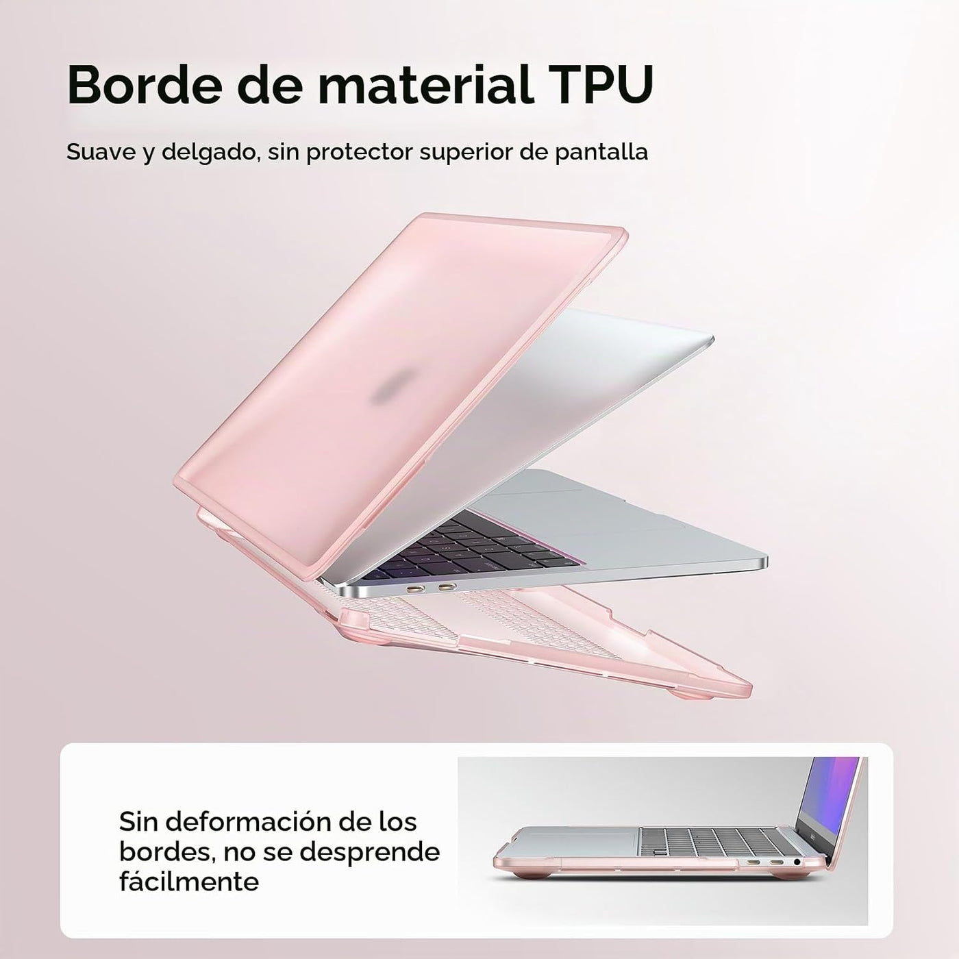 BlueSwan - Funda antigrietas para MacBook Pro de 13 pulgadas M2 M1...