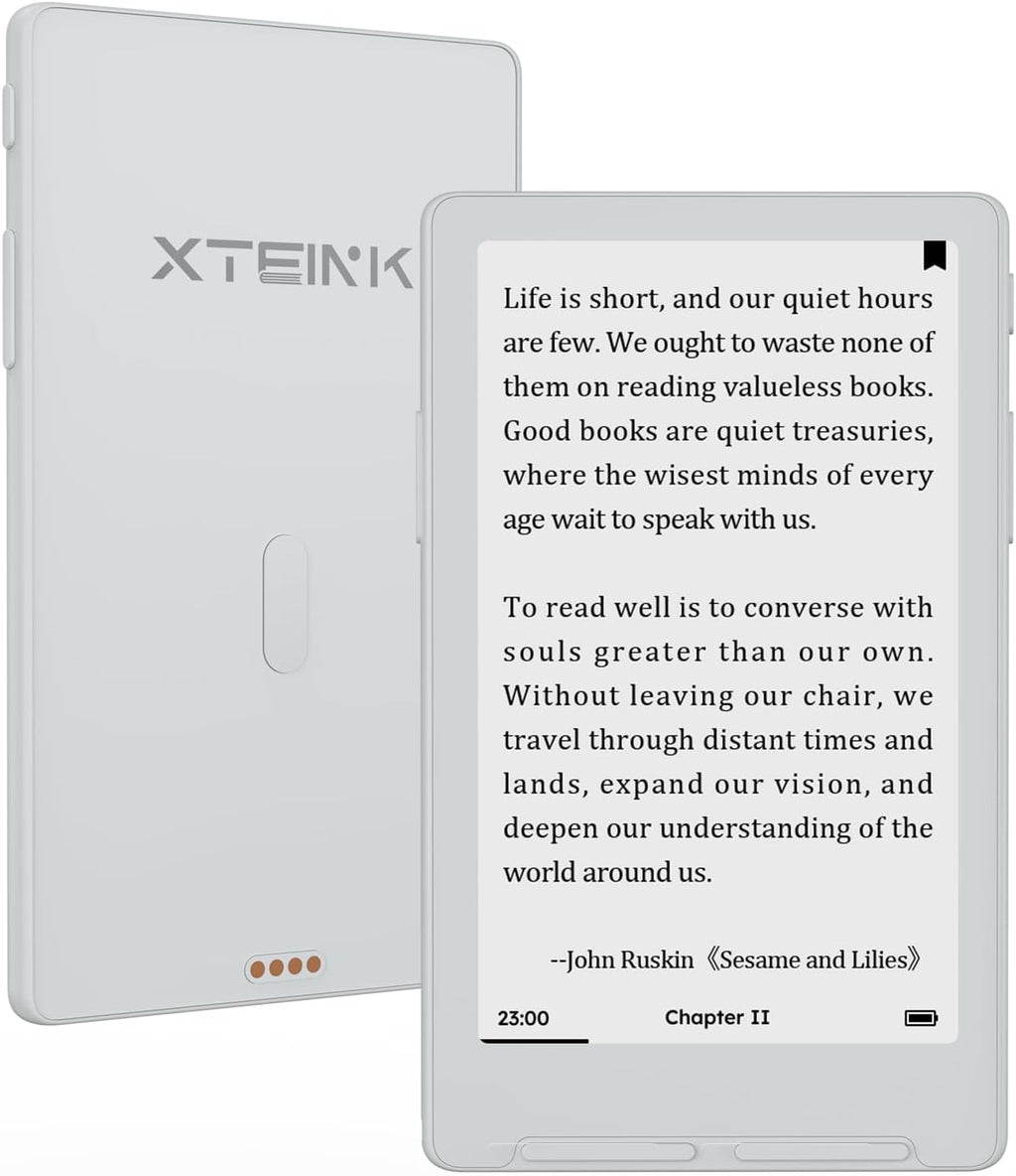 XTEINK X4 Classic Ereader Dispositivos, 0.2 in de grosor, 4.3" E tinta