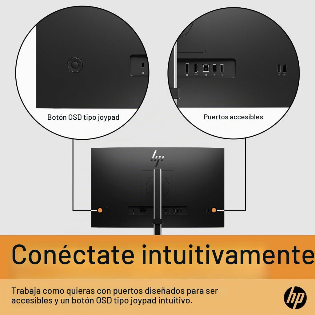 HP Monitor LCD Full HD E24 G5 de 24 pulgadas - 16:9 - Negro - 23.8&...