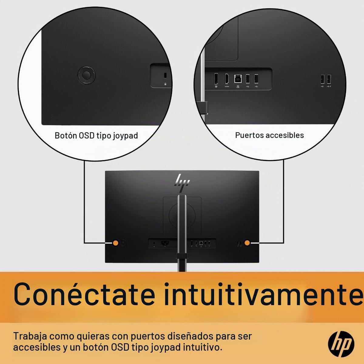 HP Monitor LCD Full HD E24 G5 de 24 pulgadas - 16:9 - Negro - 23.8&...