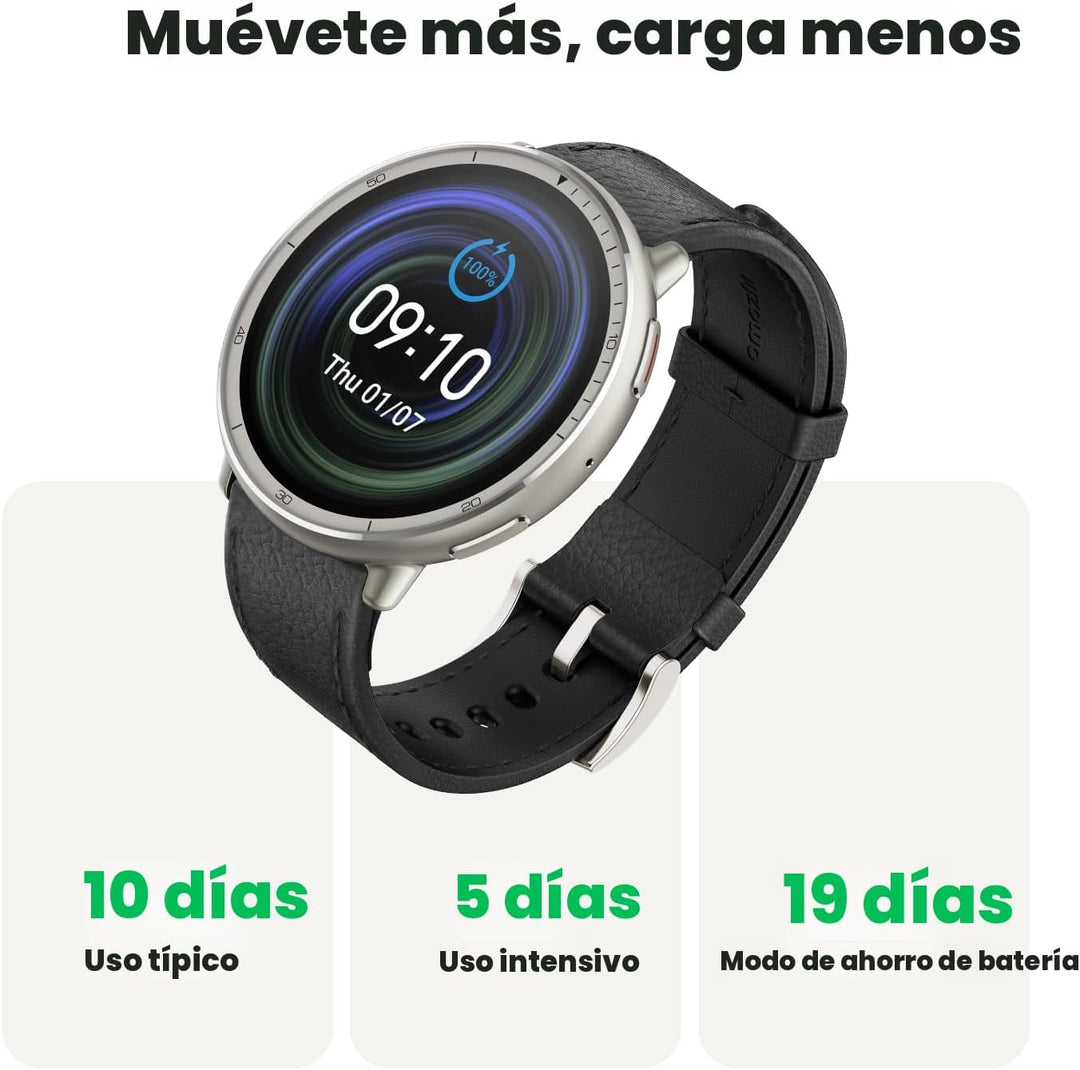 Amazfit Active 2 - Reloj inteligente de alta calidad (redondo) para...