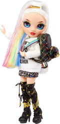 Rainbow High Jr High - Series 2 Amaya Rain - Muñeca de moda de 9 pulgadas con accesorios de diseño y mochila que abre y cierra. Gran regalo de juguete para niños de 6 a 12 años y coleccionistas