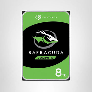 Seagate BarraCuda - Disco duro interno de 8 TB, 3.5 pulgadas, SATA 6 Gb / s, 5400 RPM, 256 MB caché, para computadora de sobremesa, embalaje libre de frustración (ST8000DM004)