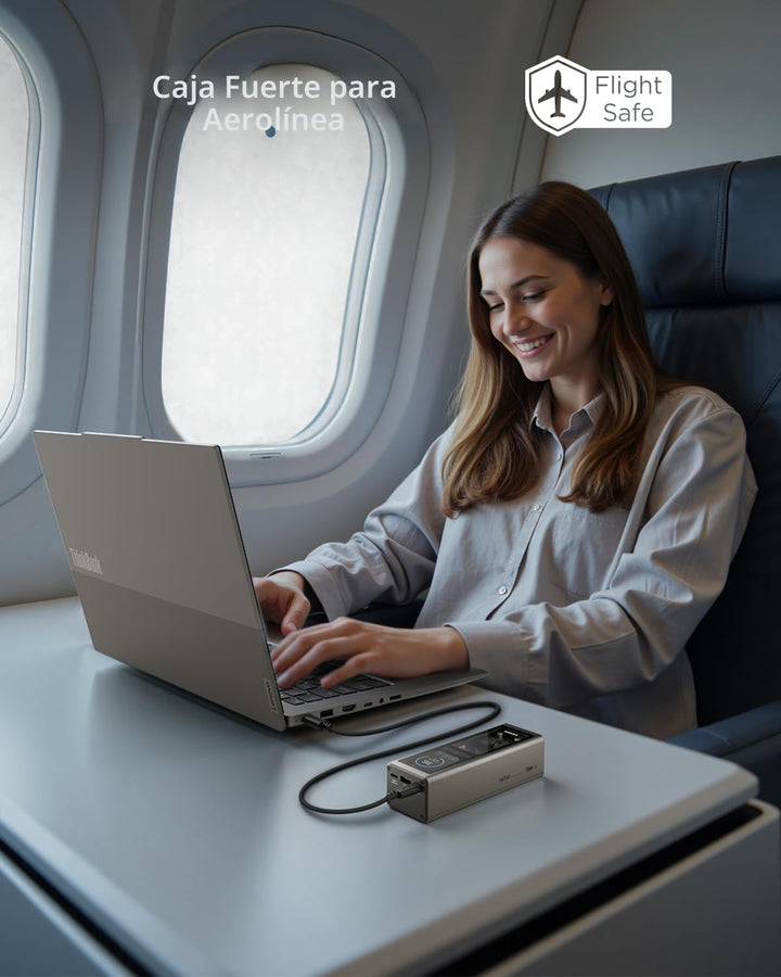 Lenovo Banco de energía portátil para portátil, 20,000 mAh, 3 puert...