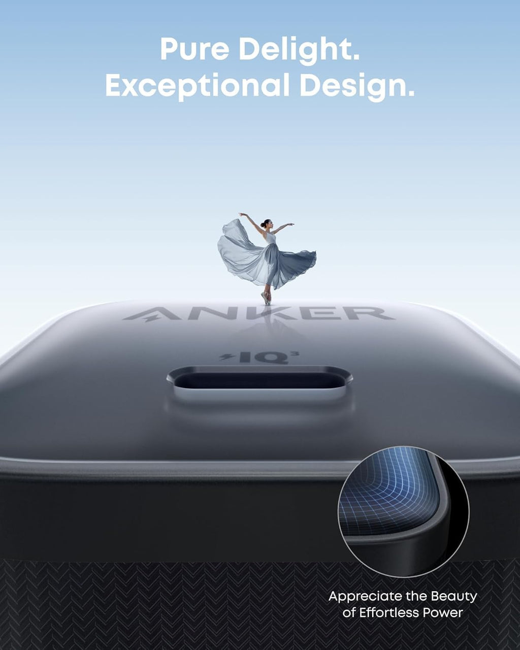Cargador Anker para iPhone, Carga Rápida Type-C 45W, Bloque Cargador USB-C