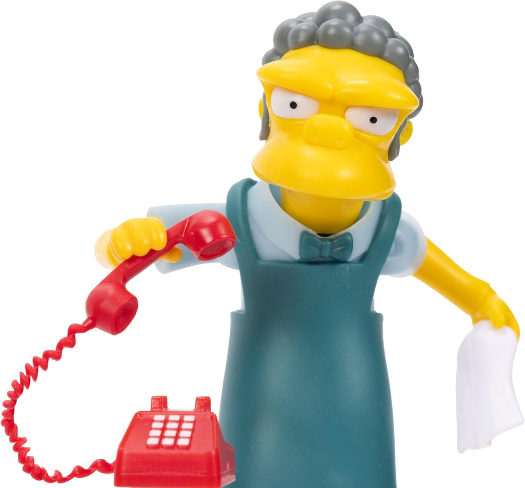 JAKKS Pacific Disney - Figuras de acción de Los Simpson, paquete de 4 figuras coleccionables de 5 pulgadas de Wave 2 - Lisa, Krusty, Moe y Homer