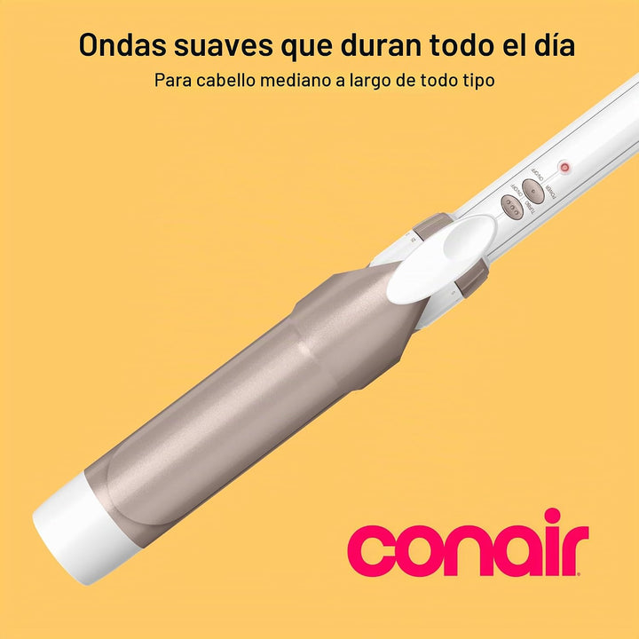 Conair Rizador de cerámica doble de 1 ½ pulgadas, barril de 1 ½ pul...