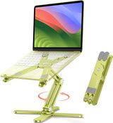 OMOTON Soporte elevador giratorio de 360° para computadora portátil...
