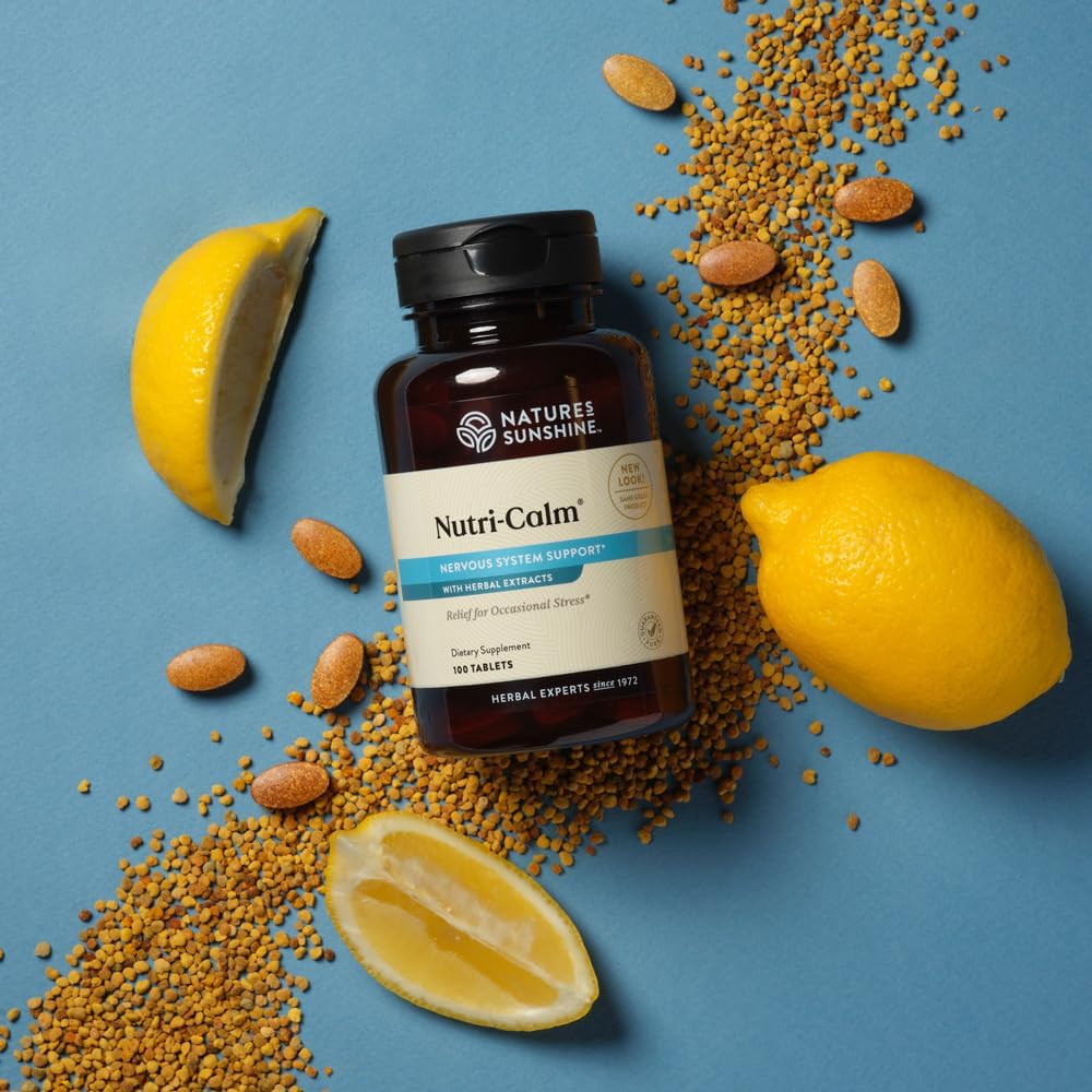 Tabletas Nature's Sunshine Nutri-Calm, contiene 100 tabletas
