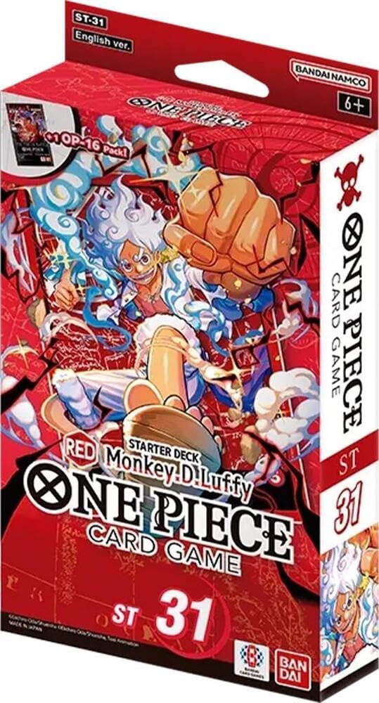 Juego de cartas de una pieza Starter Deck ST-31 Red Monkey.D.Luffy