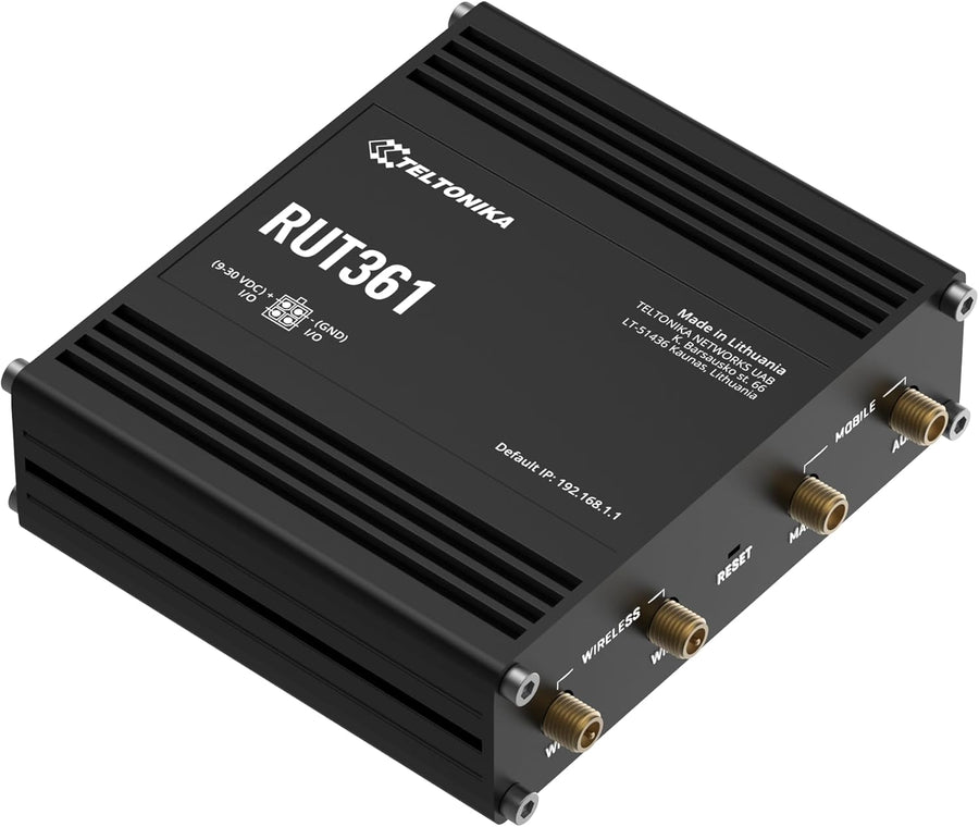 Teltonika RUT361 Industrial 4G LTE Router \u2013 Compact &amp; Rugg...