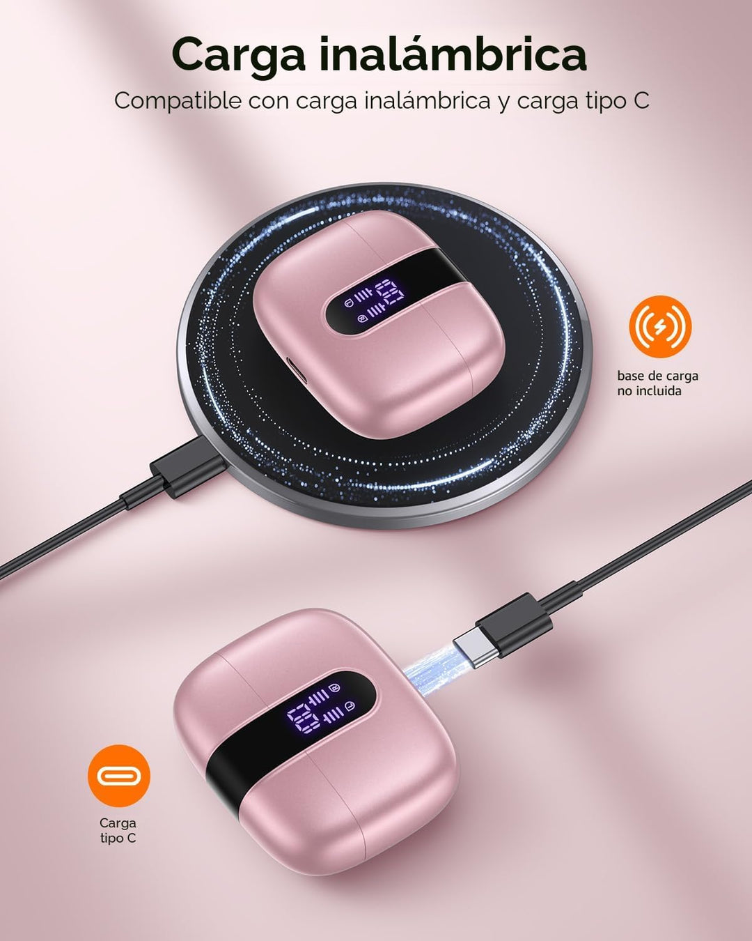 TAGRY Auriculares Bluetooth Verdaderamente Inalámbricos Auriculares...