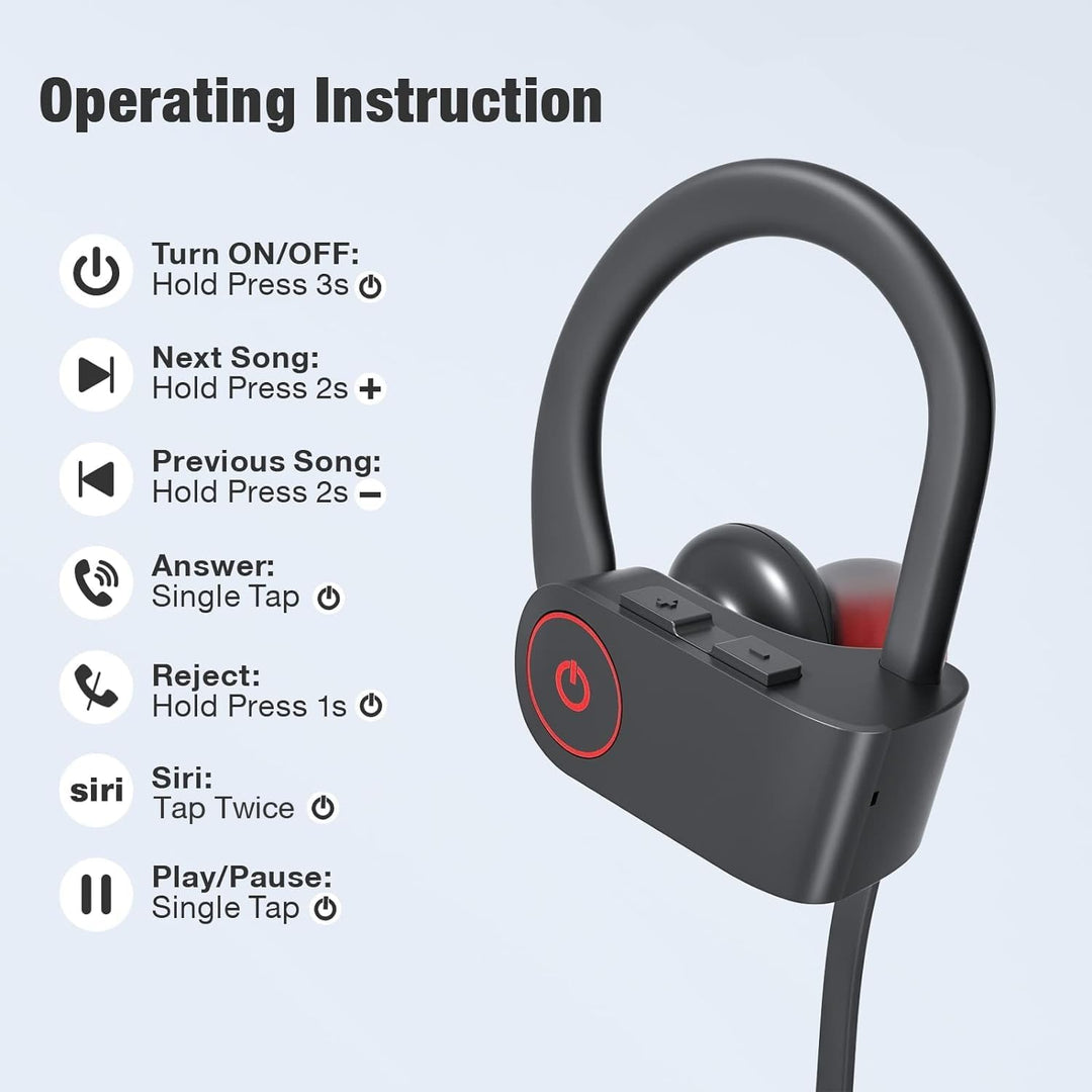 JOYWISE Auriculares Inalámbricos Bluetooth 16H Tiempo de Reproducci...