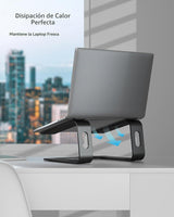 Nulaxy - Soporte para laptop, soporte de computadora de aluminio er...