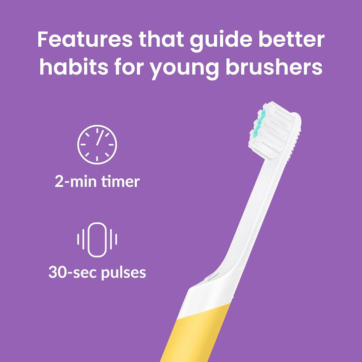 Cepillo de dientes eléctrico para niños de Quip, sónico a batería,...