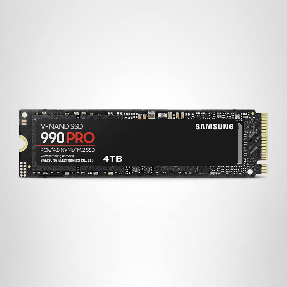 Samsung 990 PRO SSD 4TB PCIe 4.0 M.2 2280 - Unidad de estado sólido...