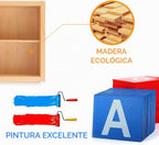 Papel de lija Montessori Letra Aprender Alfabeto Tráctil Aprendizaje Phnonics Reconocimiento de Cartas Habilidades Pre-Escritura Educación en el Hogar Actividades en el aula Terapia Ocupacional