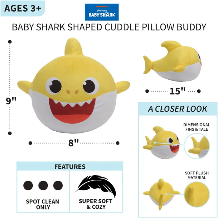 Nickelodeon Baby Shark Kids - Peluche de peluche y