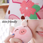 REFAHB - Linda almohada de peluche, juguetes de animalitos esponjosos extraíbles, Cerdito