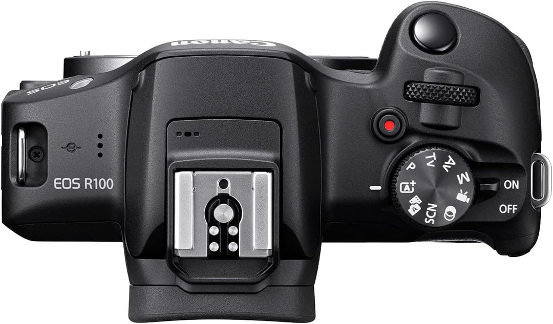 Canon Cámara sin espejo EOS R100, montaje RF, 24.1 MP, procesador d...
