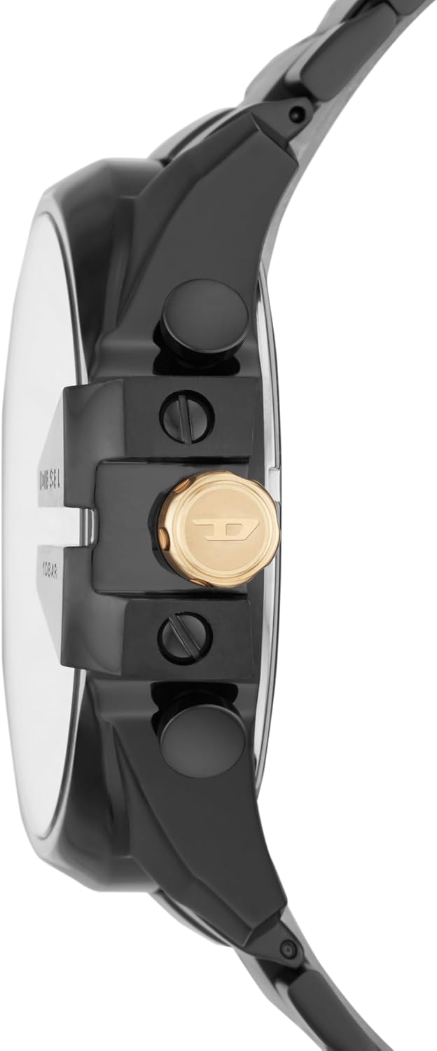 Diesel Mega Chief Reloj de acero inoxidable para hombre con movimiento analógico o digital