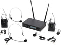 Rockville RWM-200 L2 Dual Lavalier/Solapa y Auriculares UHF Micrófono