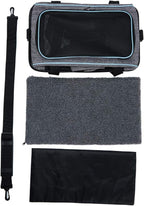 Vceoa Transportador para Gatos y Perros de 19x12x12 Pulgadas, para Mascotas de hasta 22 Libras, Bolsa de Transporte de Animales de Lados Suaves para Viajar con Cachorros, Hogar de Mascotas de Tela