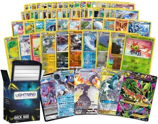 50 cartas de Pokemon más 1 carta legendaria ultra rara de