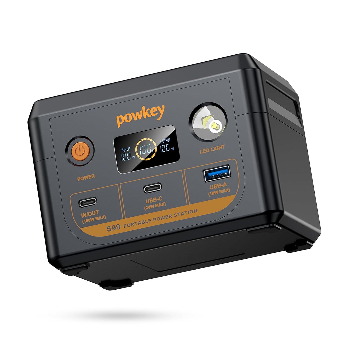 powkey Banco de energía portátil de 146 Wh y cargador portátil port...