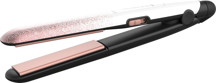 Remington Plancha plana antiestática, 1\/2 pulgada, titanio + reves...