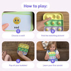 The Fidget Game Popplers, juguete educativo de aprendizaje para niños