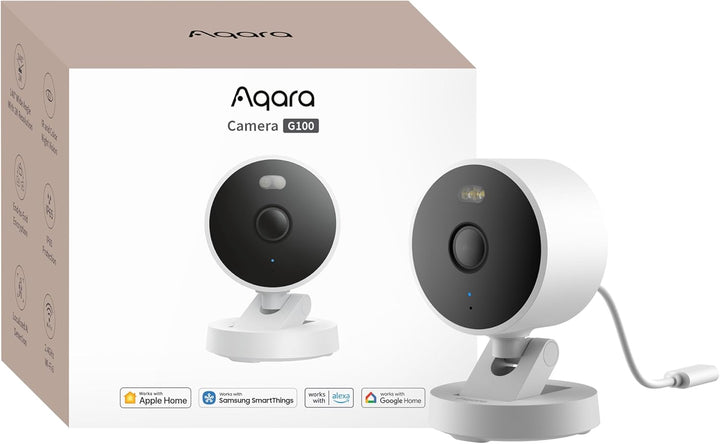 Aqara G100, cámara de seguridad para interiores\/exteriores 2K, Hom...