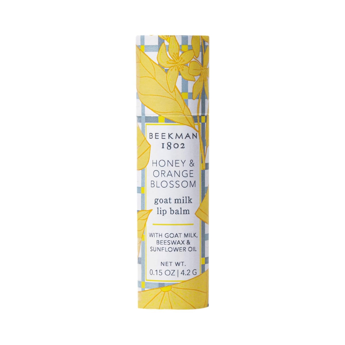 Beekman 1802 Bálsamo labial, miel y flor de azahar, perfumado, 0.15...