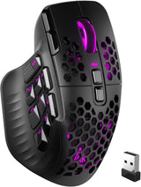 SOLAKAKA SM809 Pro - Mouse para juegos con 9 botones laterales, mou...