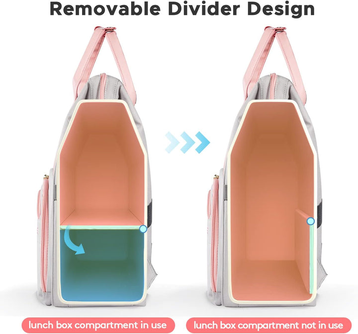 Kaome Mochila de Almuerzo 15.6 Pulgadas Mochila para Laptop para Mu...