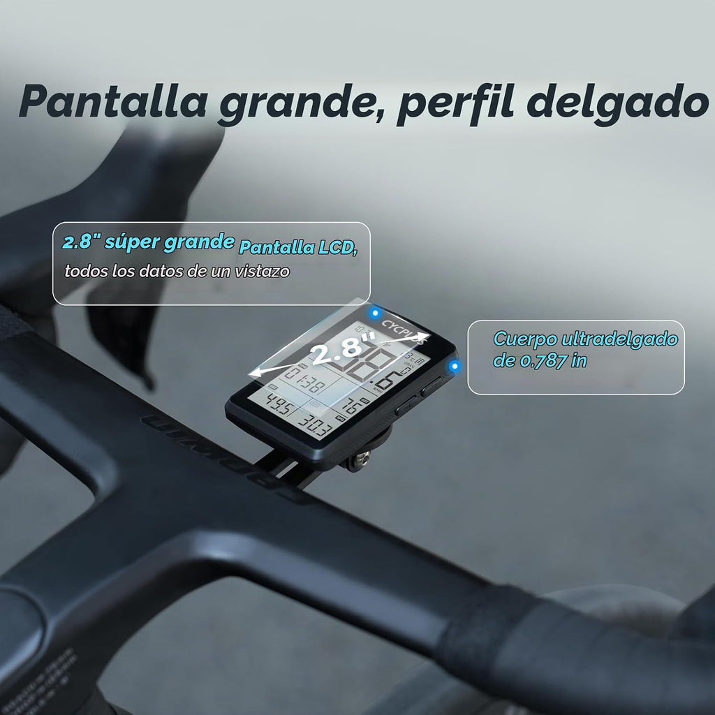 CYCPLUS Bomba de bicicleta AS2PRO + Ciclocomputador GPS M3